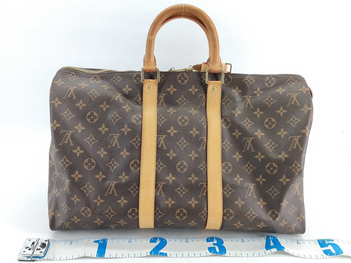 LOUIS VUITTON Monogram Louis Vuitton Monogram Keepall Boston Bag