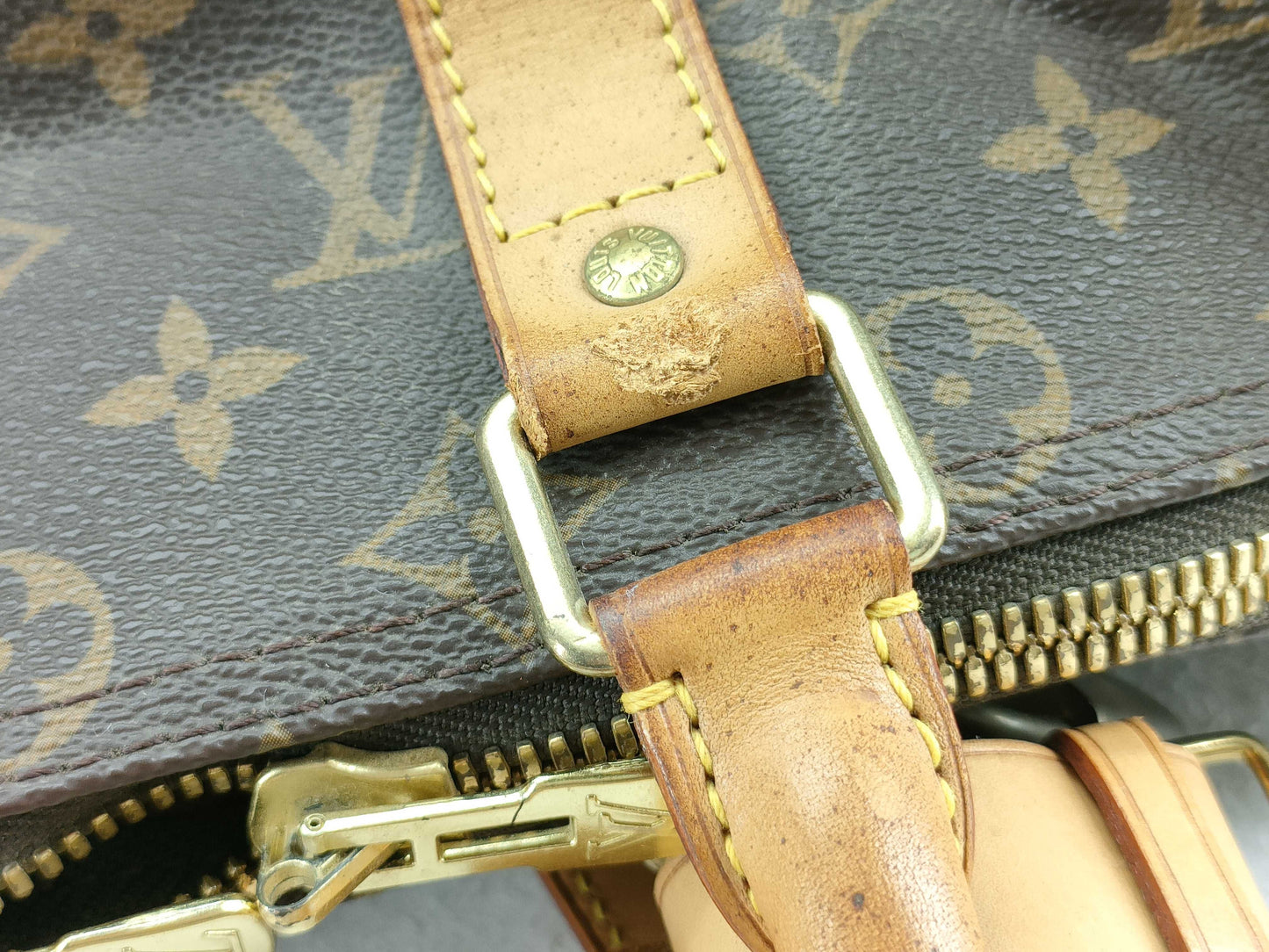 LOUIS VUITTON Monogram Louis Vuitton Monogram Keepall Boston Bag
