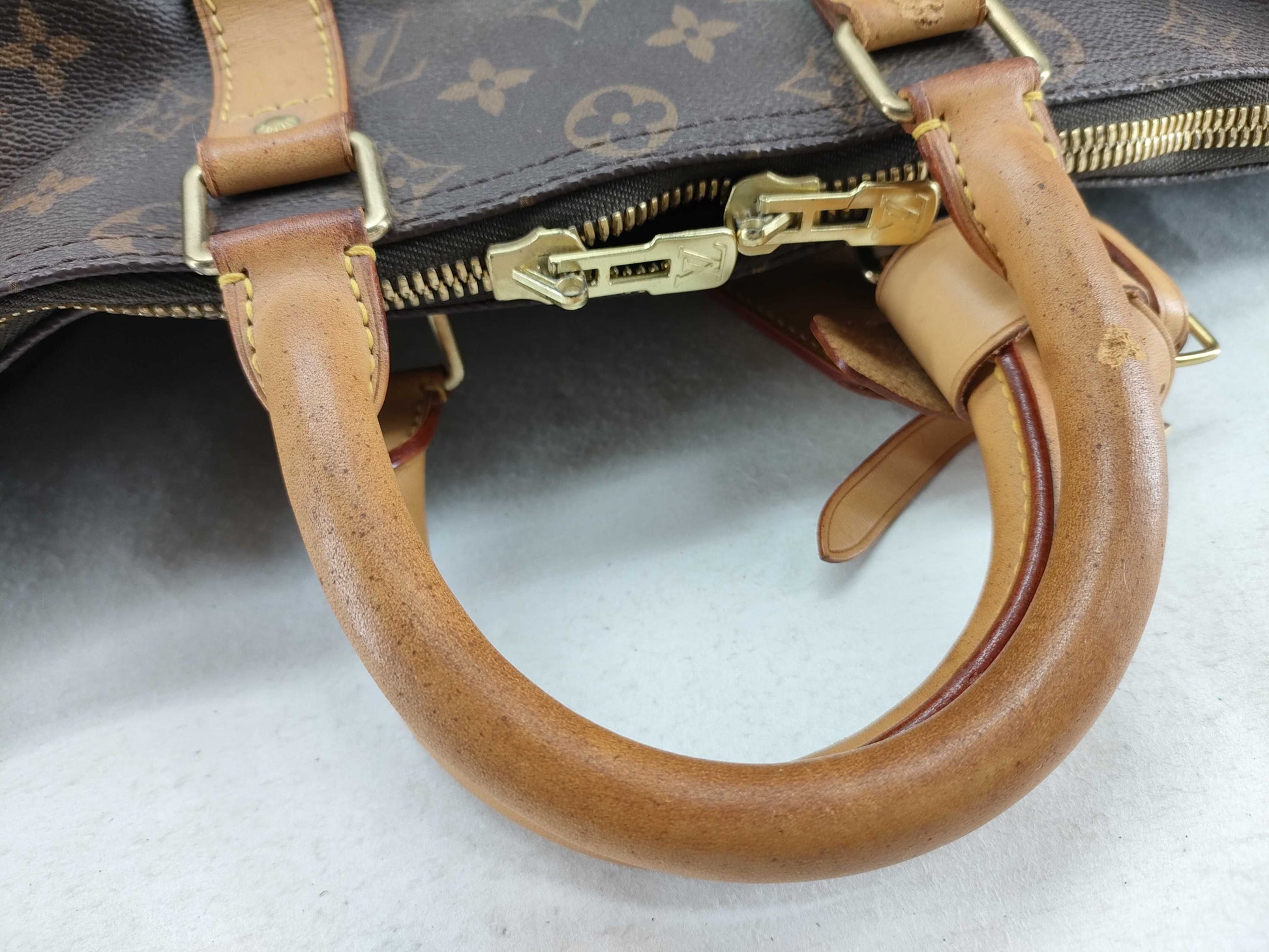 LOUIS VUITTON Monogram Louis Vuitton Monogram Keepall Boston Bag