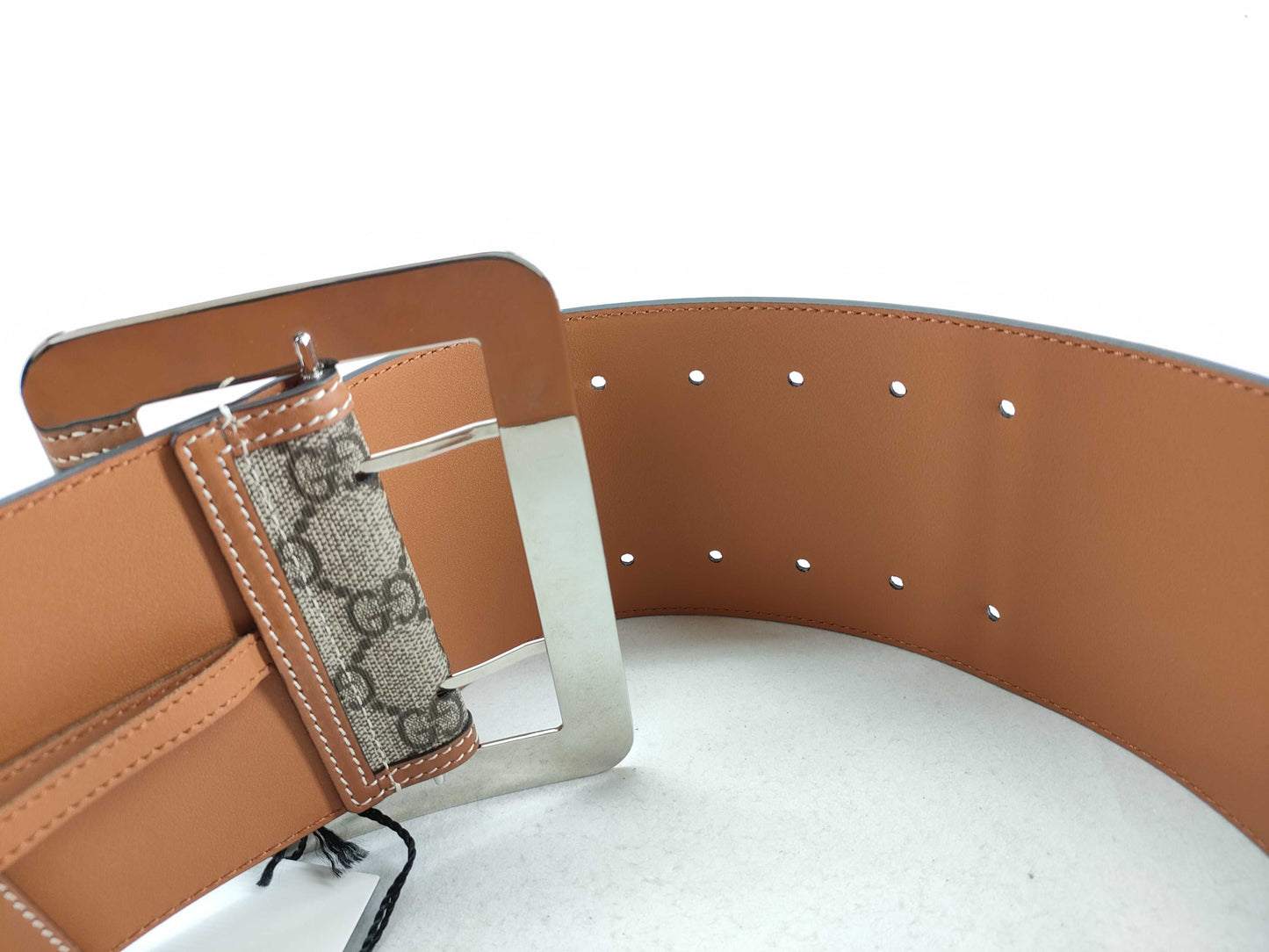 GUCCI GG Supreme Wide Belt 718505