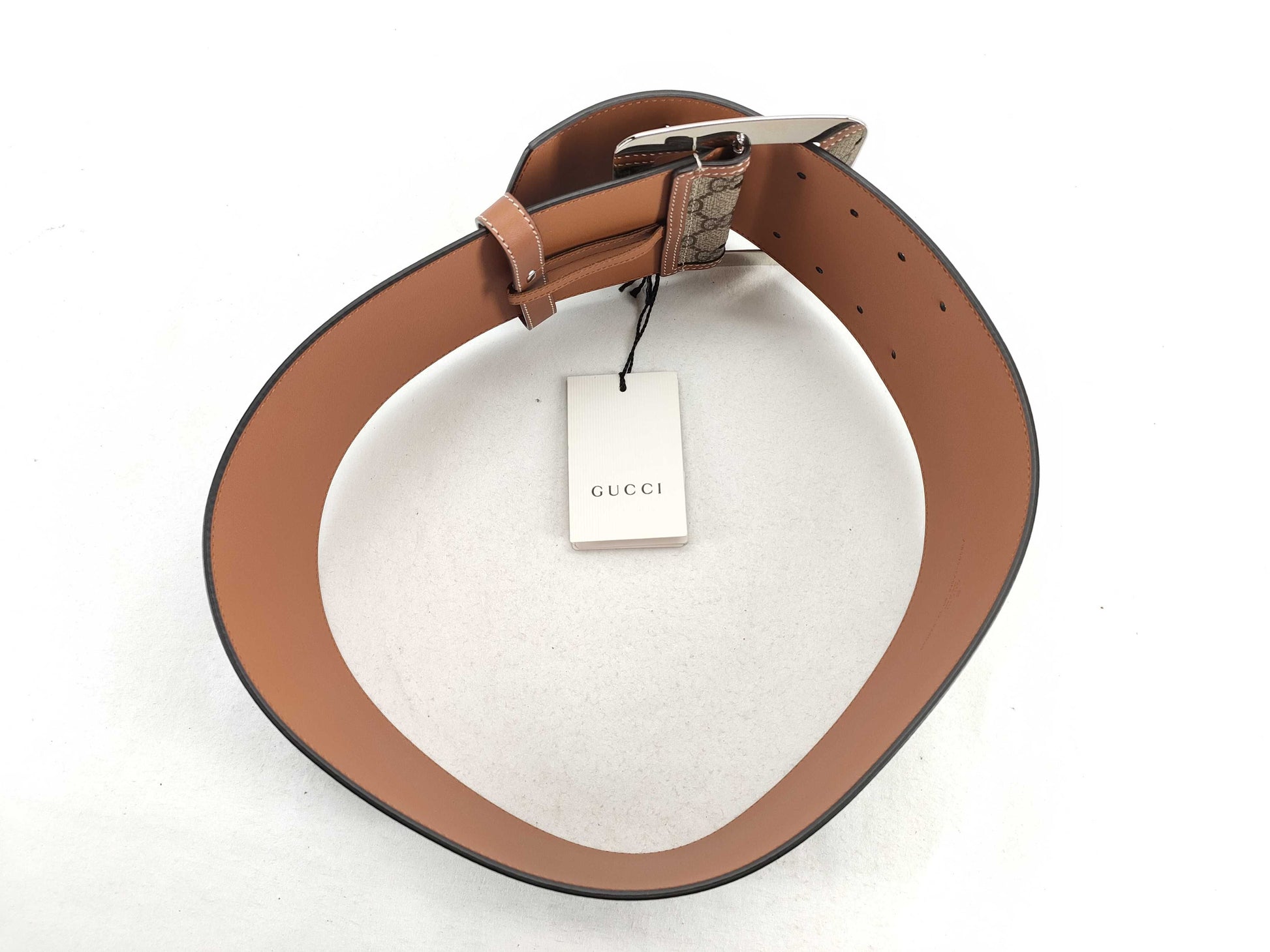 GUCCI GG Supreme Wide Belt 718505