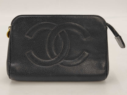 CHANEL Caviar Skin Pouch