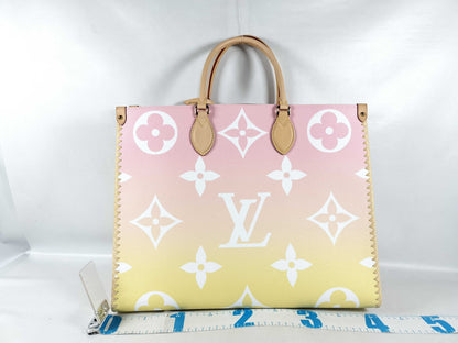 LOUIS VUITTON On the Go GM Okinawa Tote Bag, Okinawa Limited Edition Monogram M57889 RFID Tag Tote Bag