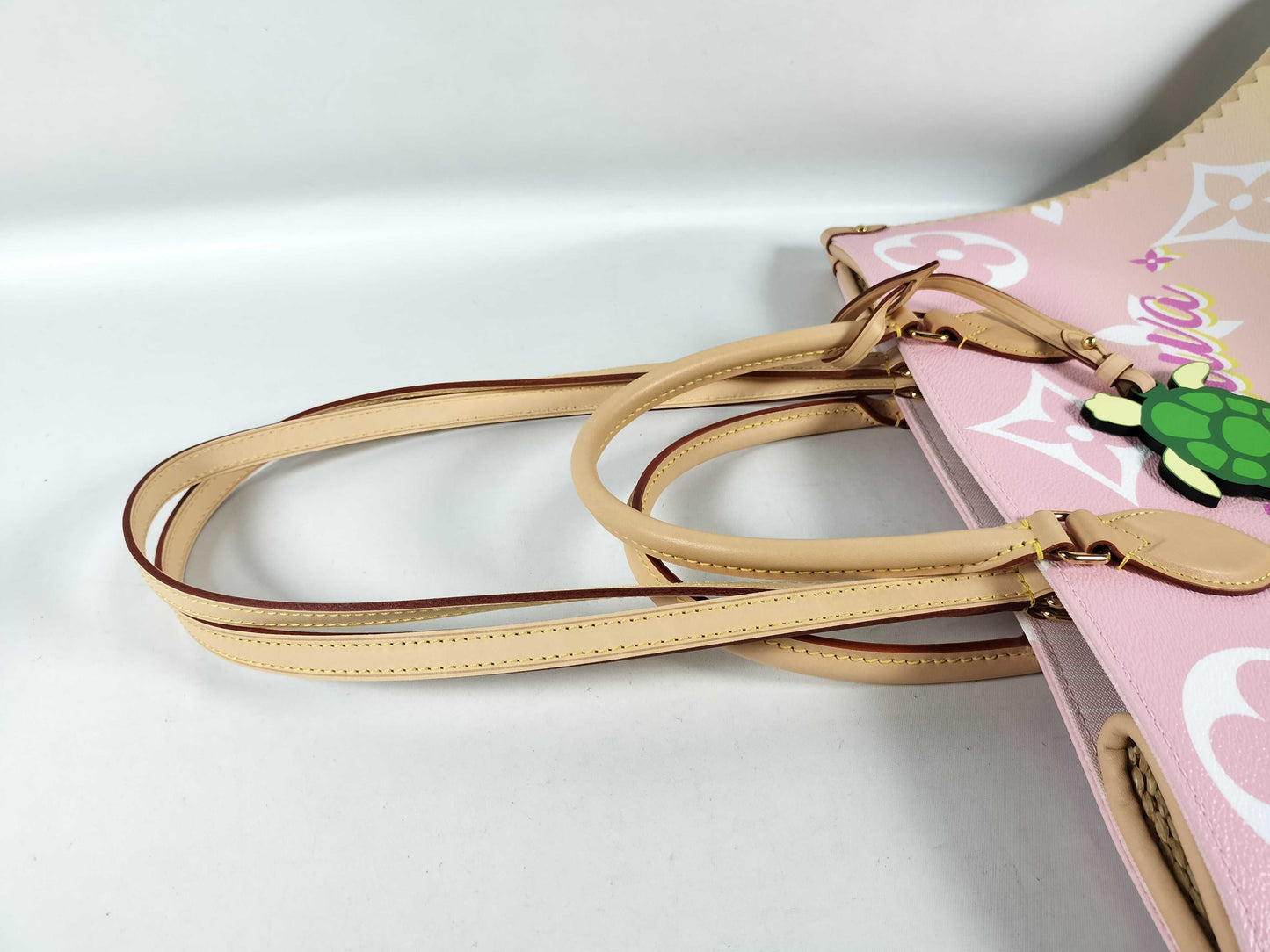 LOUIS VUITTON On the Go GM Okinawa Tote Bag, Okinawa Limited Edition Monogram M57889 RFID Tag Tote Bag