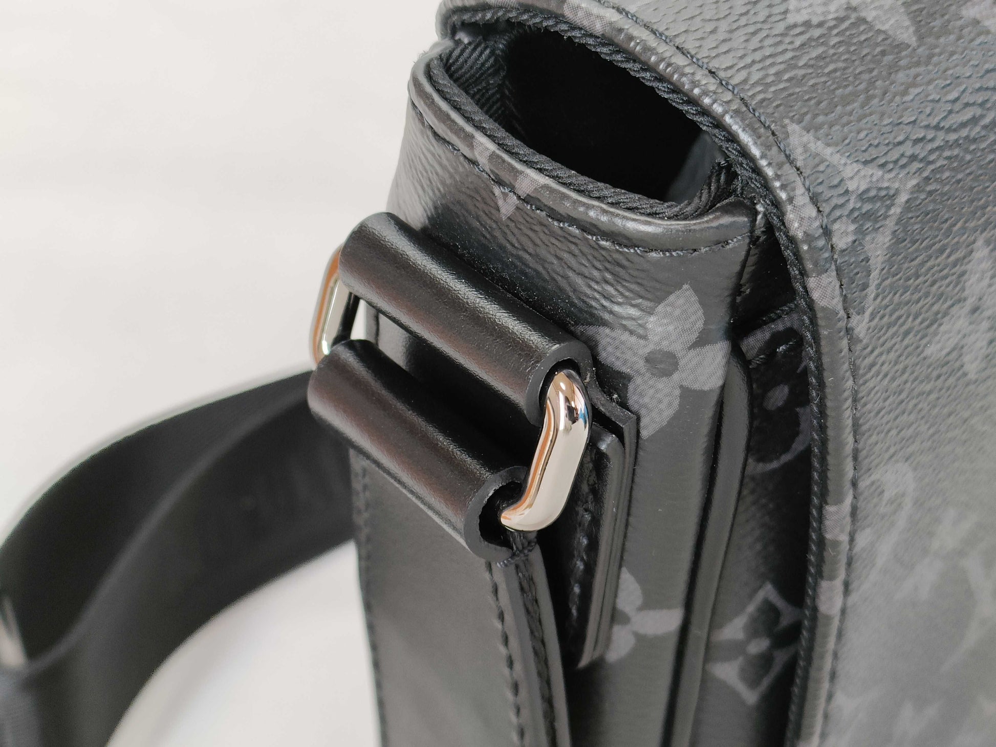 LOUIS VUITTON District PM NV3 Monogram Eclipse M46255 RFID Tag Shoulder Bag