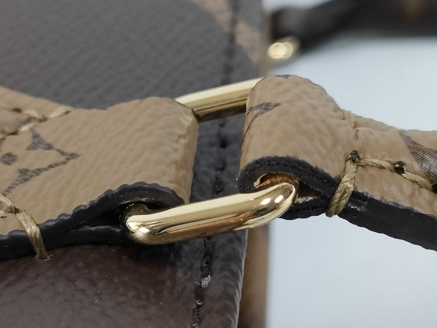 LOUIS VUITTON Monogram Louis Vuitton On the Go PM Coin Purse Monogram Reverse Giant M46373 Handbag