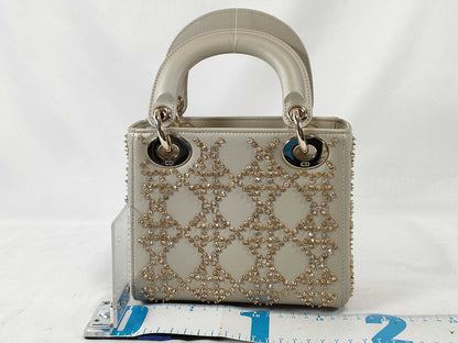 Dior Lady Dior Mini Cannage Rhinestone Beaded Handbag M0505REJ