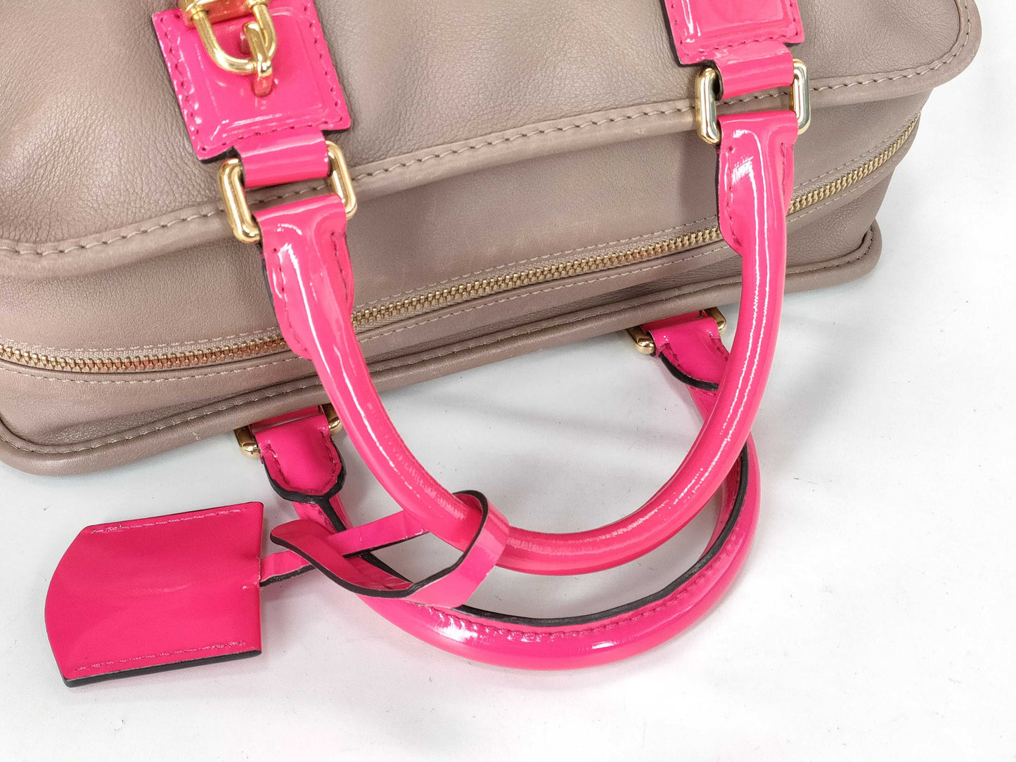 LOEWE Amazona 28 Two-tone Gold Hardware Handbag