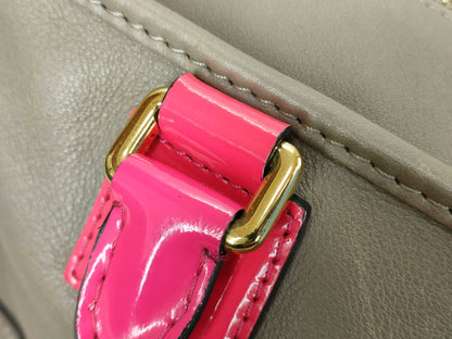 LOEWE Amazona 28 Two-tone Gold Hardware Handbag