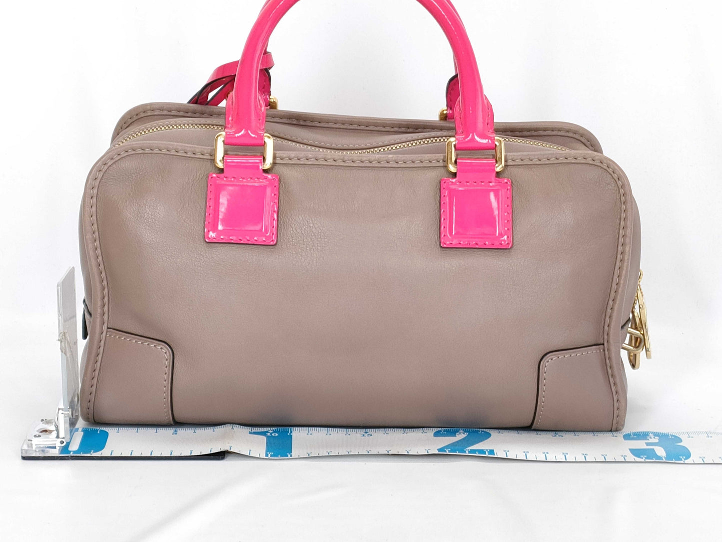 LOEWE Amazona 28 Two-tone Gold Hardware Handbag