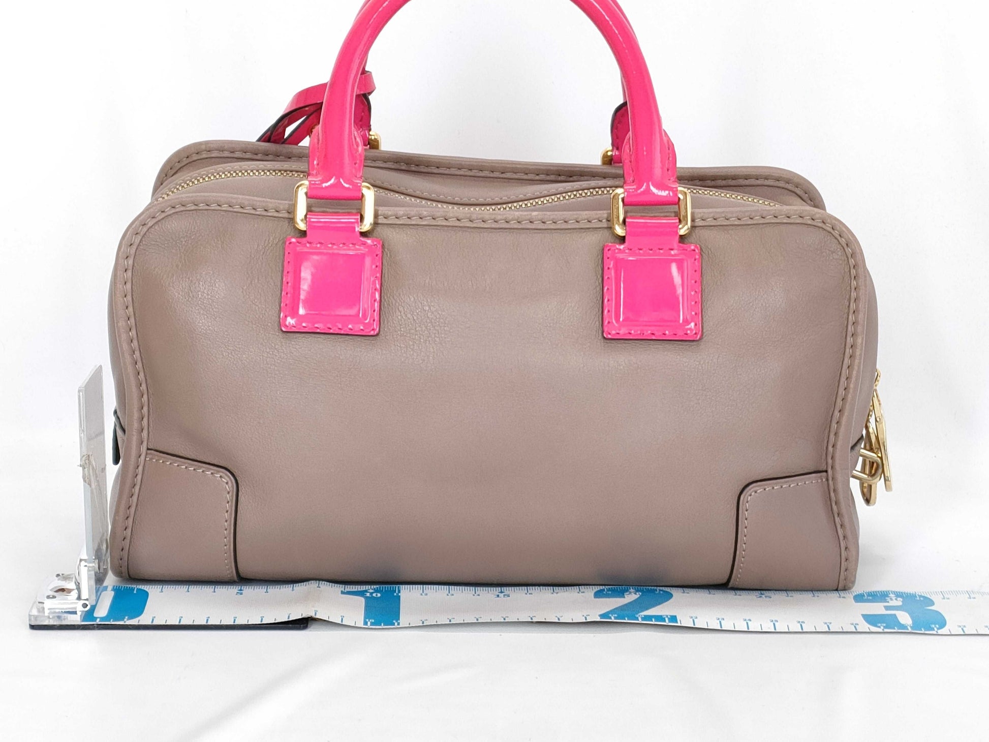 LOEWE Amazona 28 Two-tone Gold Hardware Handbag