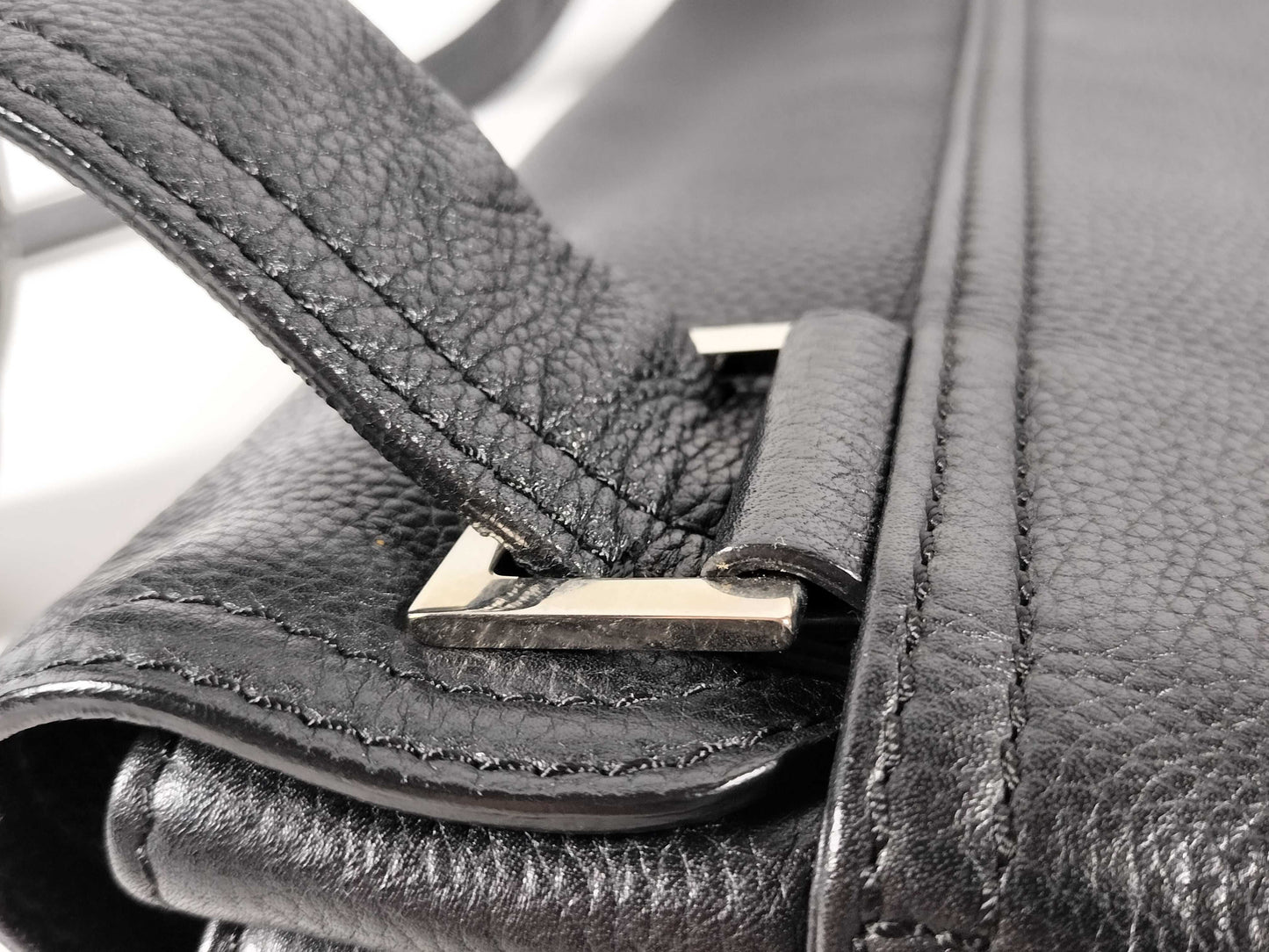 VERSACE Men's Leather Shoulder Bag