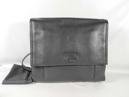 VERSACE Men's Leather Shoulder Bag