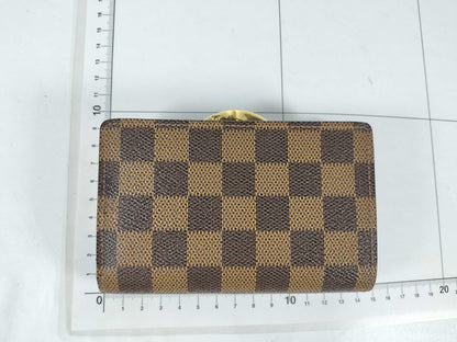 LOUIS VUITTON Damier LV N61674 Portefeuille Viennois Damier Wallet