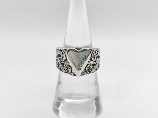 GUCCI Heart Arabesque Ring Sv925