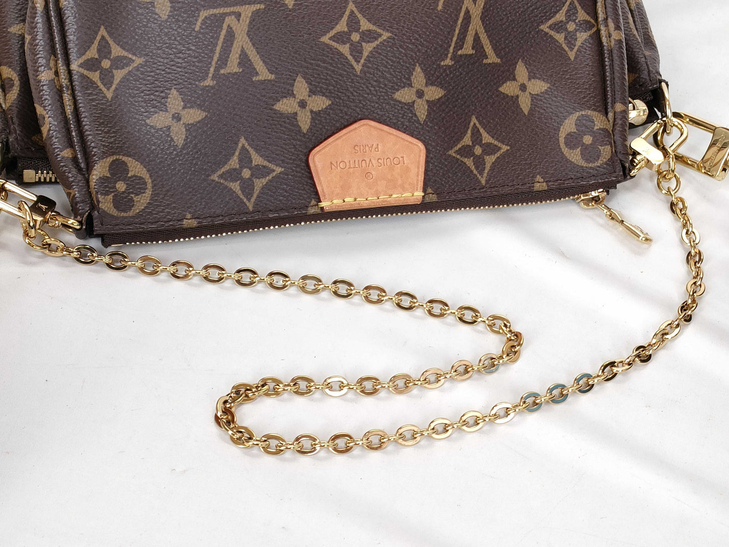 LOUIS VUITTON Monogram LV M44813 Multi Pochette Accessoires Khaki Pouch