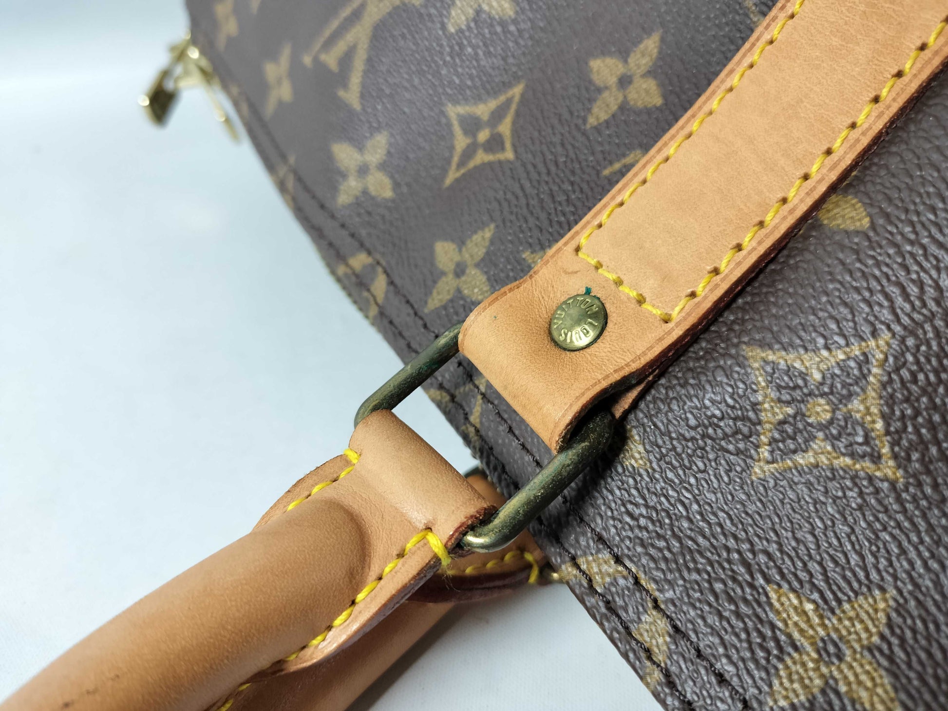 LOUIS VUITTON Monogram LV M41424 Keepall 55 Monogram Boston Bag