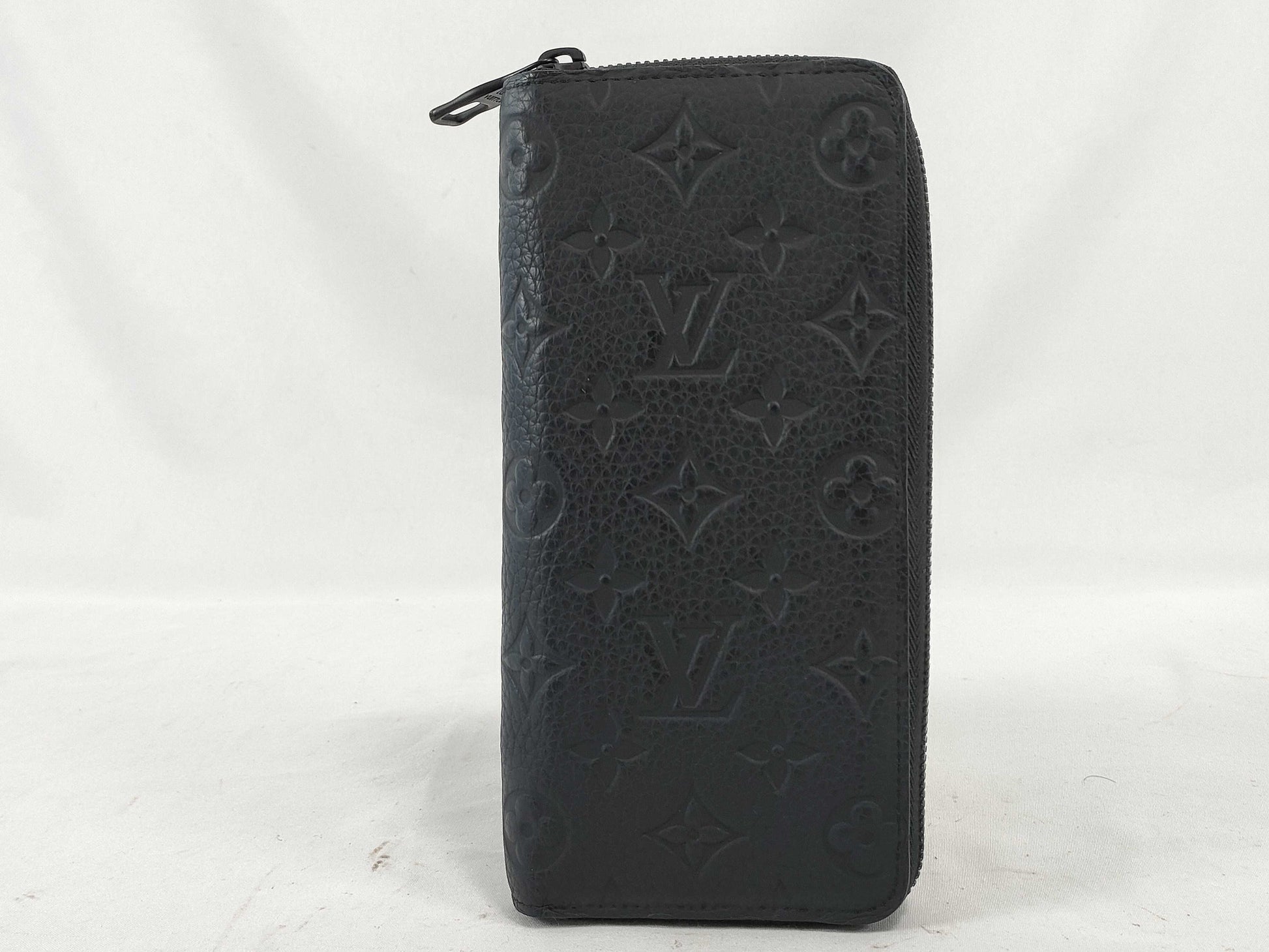 LOUIS VUITTON Monogram Empreinte LV M69047 Zippy Wallet Vertical Monogram Empreinte Black Wallet