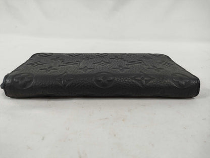 LOUIS VUITTON Monogram Empreinte LV M69047 Zippy Wallet Vertical Monogram Empreinte Black Wallet