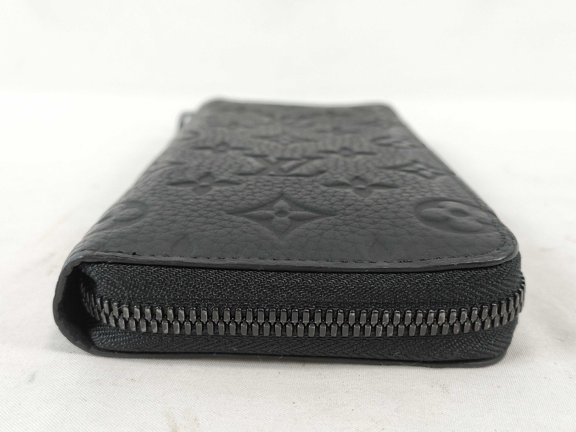 LOUIS VUITTON Monogram Empreinte LV M69047 Zippy Wallet Vertical Monogram Empreinte Black Wallet
