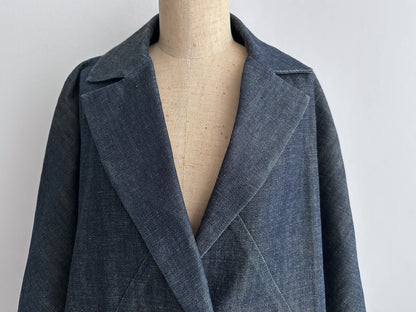 J&M DAVIDSON Indigo Denim Coat