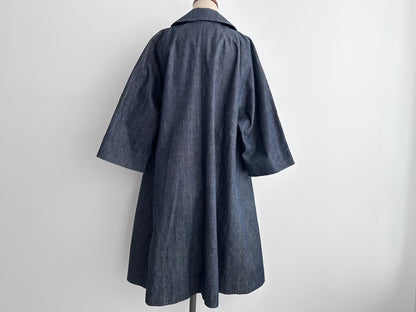 J&M DAVIDSON Indigo Denim Coat