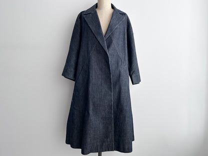 J&M DAVIDSON Indigo Denim Coat