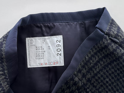 sacai Sacai Lace Hem Mixed Material Skirt, 1 Size