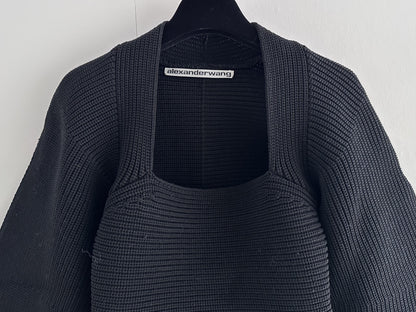 ALEXANDER WANG Volume Sleeve Top, Size XS