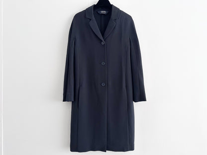 MaxMara MAX MARA S Max Mara Navy Coat