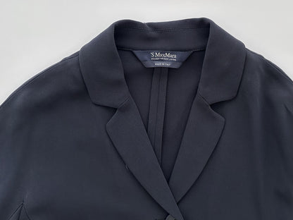MaxMara MAX MARA S Max Mara Navy Coat