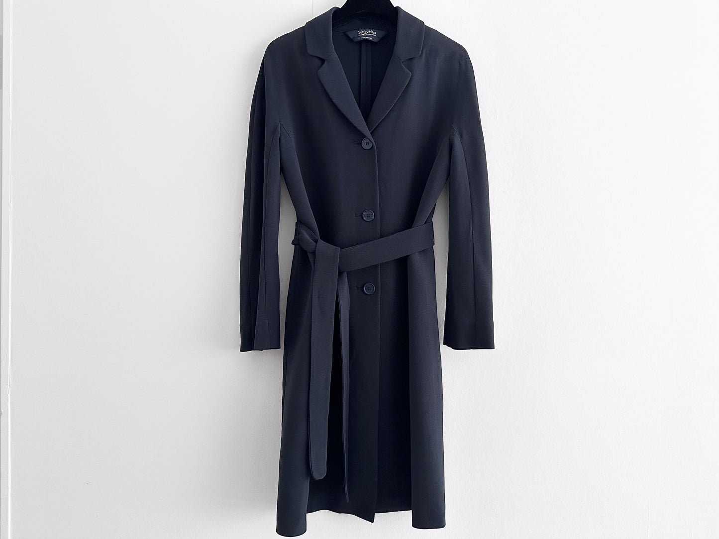 MaxMara MAX MARA S Max Mara Navy Coat