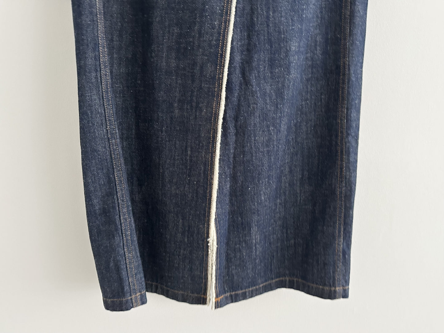DRIES VAN NOTEN Denim Skirt, Long, Size 36