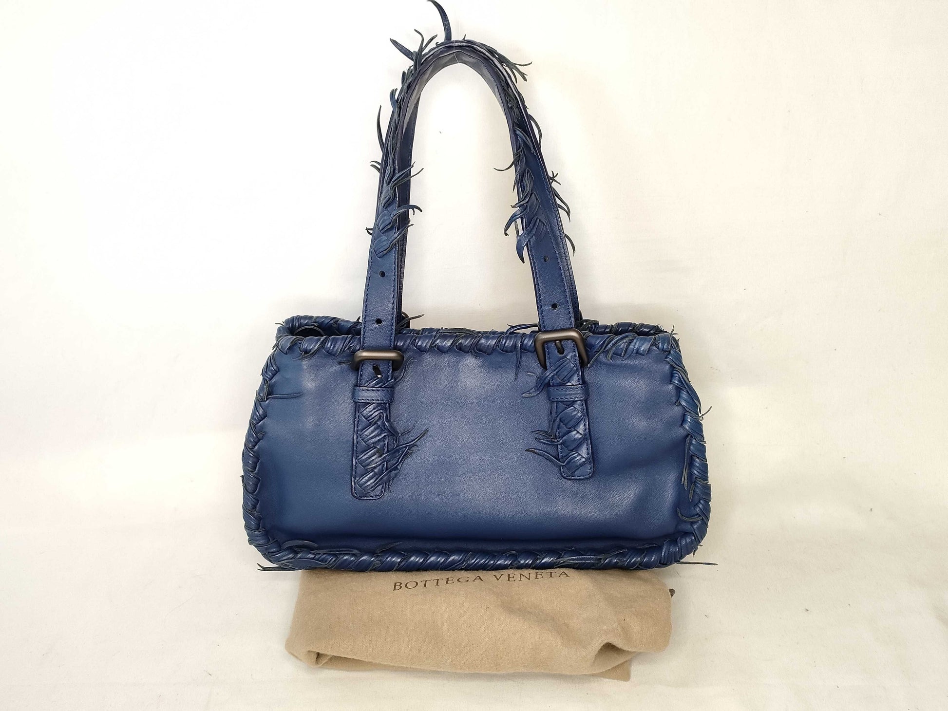 BOTTEGA VENETA Intrecciato Fringe Handbag