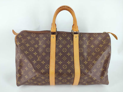 LOUIS VUITTON Monogram Louis Vuitton Keepall 45 Handbag Monogram M41428 SA834 Tote Bag