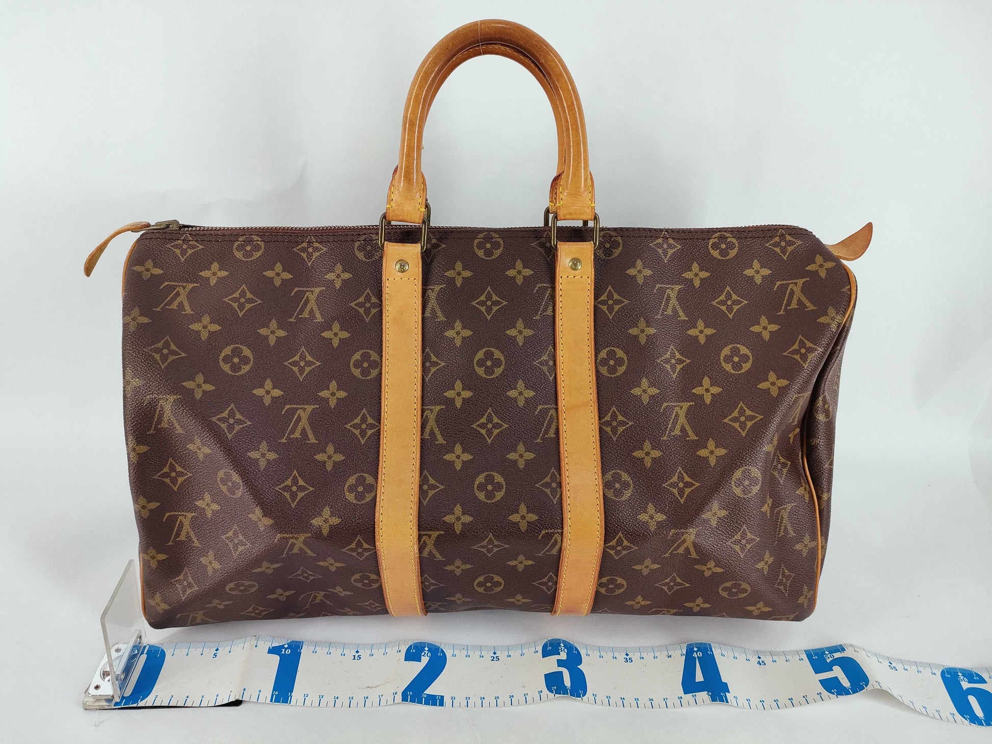 LOUIS VUITTON Monogram Louis Vuitton Keepall 45 Handbag Monogram M41428 SA834 Tote Bag