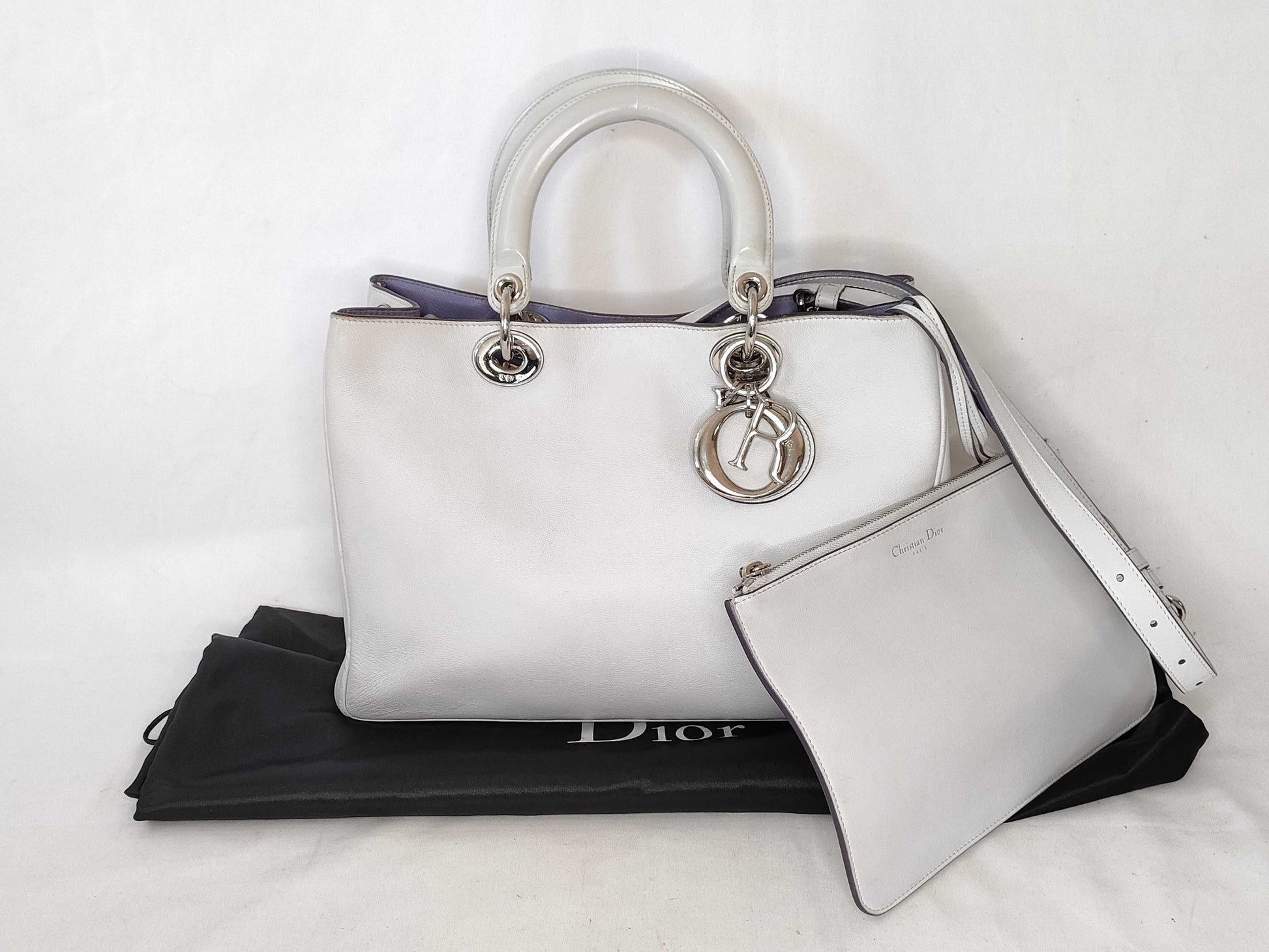 Dior Diorissimo 2-way handbag with pouch 19-MA-1111