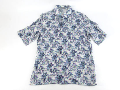 Dior Kenny Scharf Animal Print Men's Shirt, Size 37 