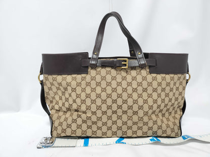 GUCCI GG Canvas Tote Bag