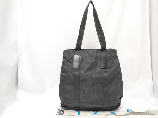 PRADA Nylon Prada Nylon Leather Tote B10310 Tote Bag