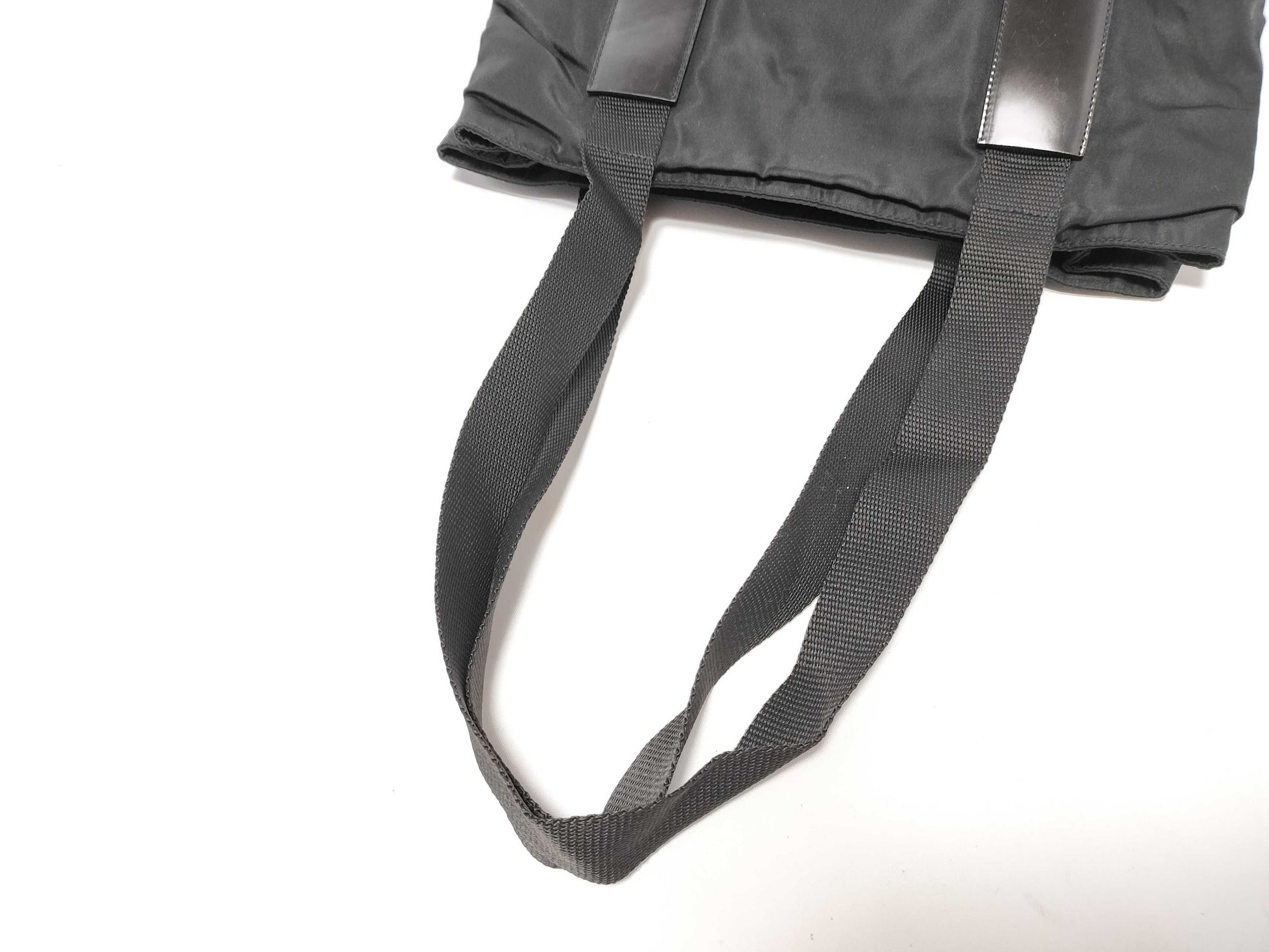 PRADA Nylon Prada Nylon Leather Tote B10310 Tote Bag