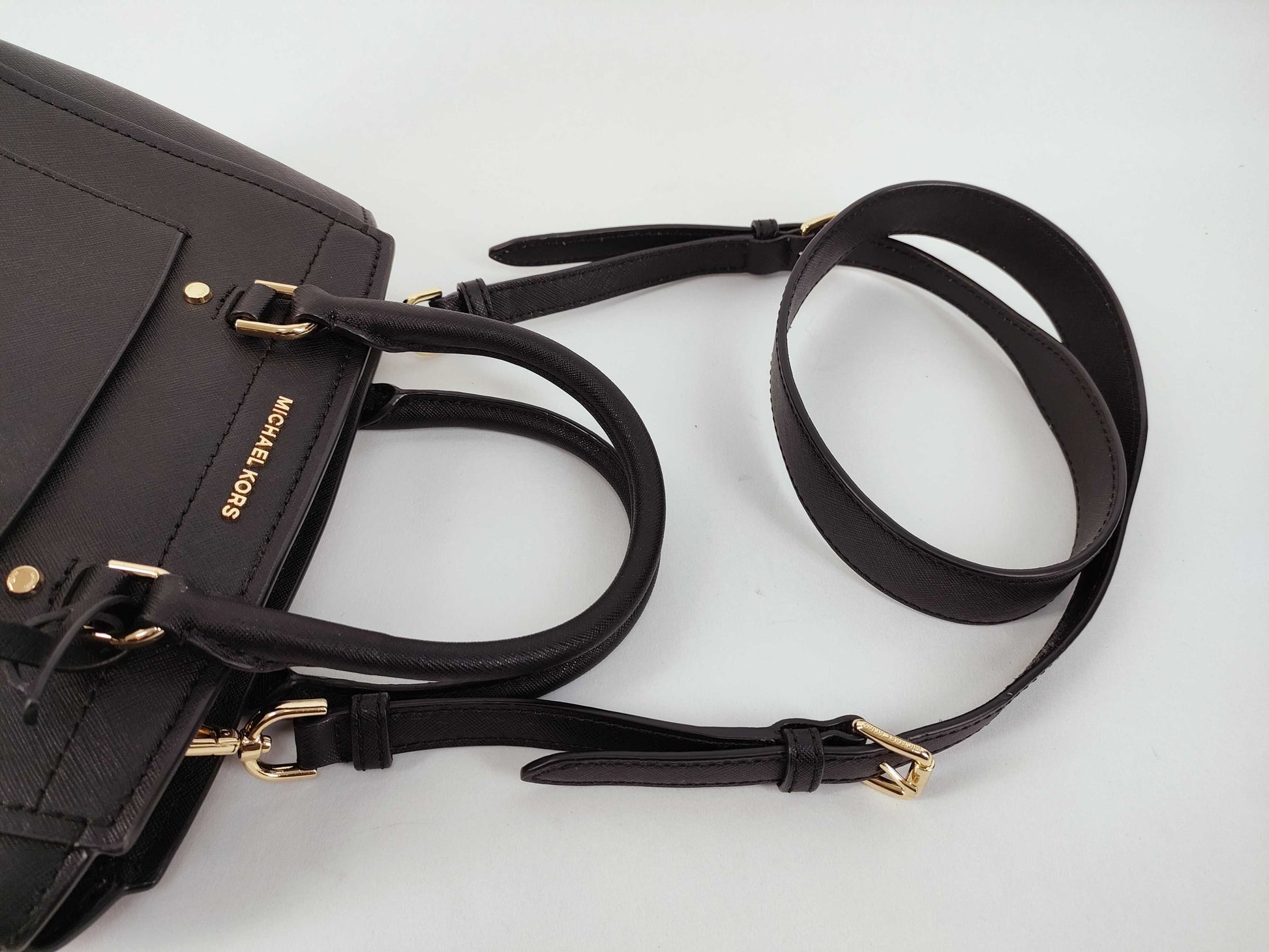 Michael Kors Leather Logo 2-Way Shoulder Bag/Handbag