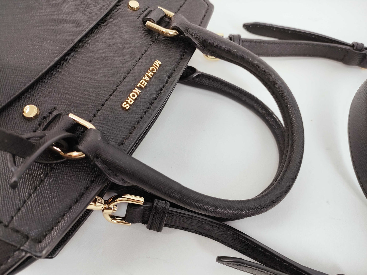 Michael Kors Leather Logo 2-Way Shoulder Bag/Handbag