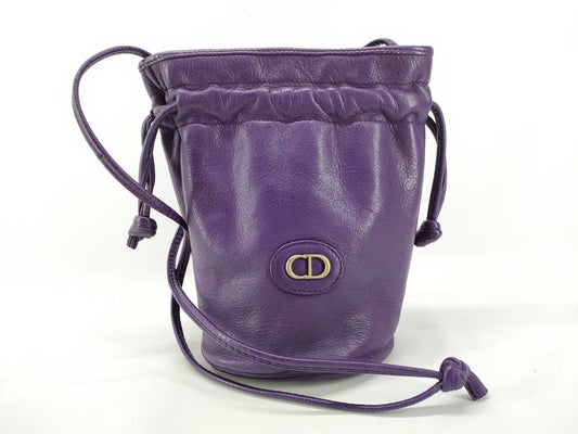 Dior Leather Shoulder Bag Shoulder Bag