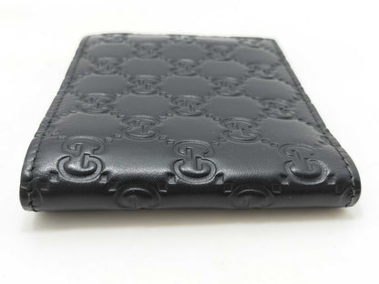 GUCCI Guccissima Leather Bifold Wallet with Billfold
