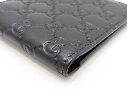 GUCCI Guccissima Leather Bifold Wallet with Billfold