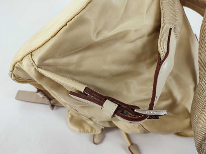 PRADA Nylon Nylon/B6677/Beige Backpack