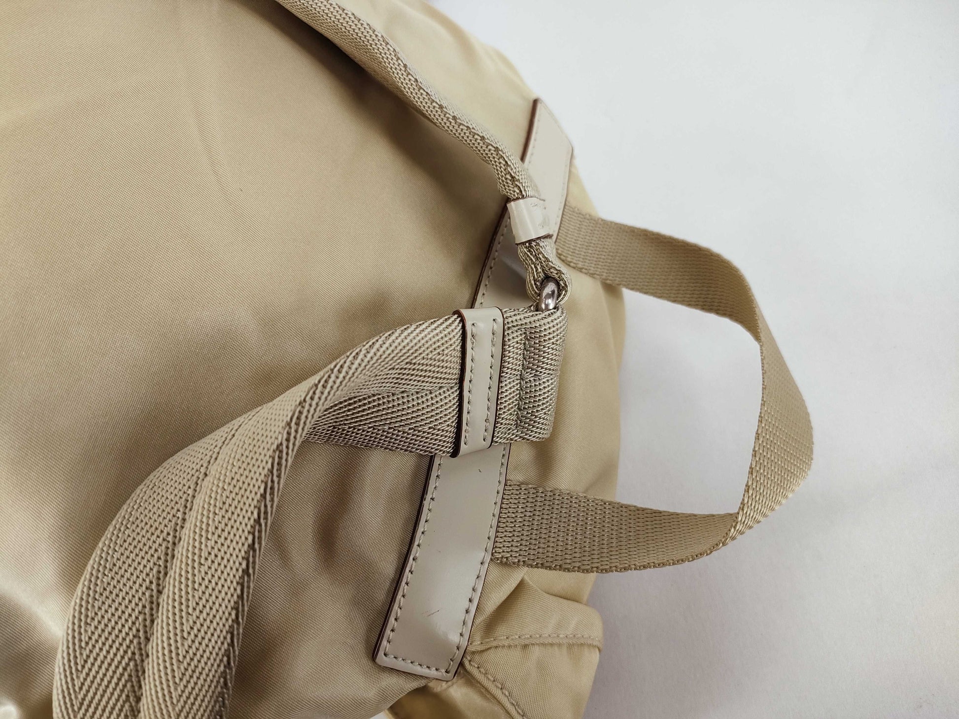 PRADA Nylon Nylon/B6677/Beige Backpack