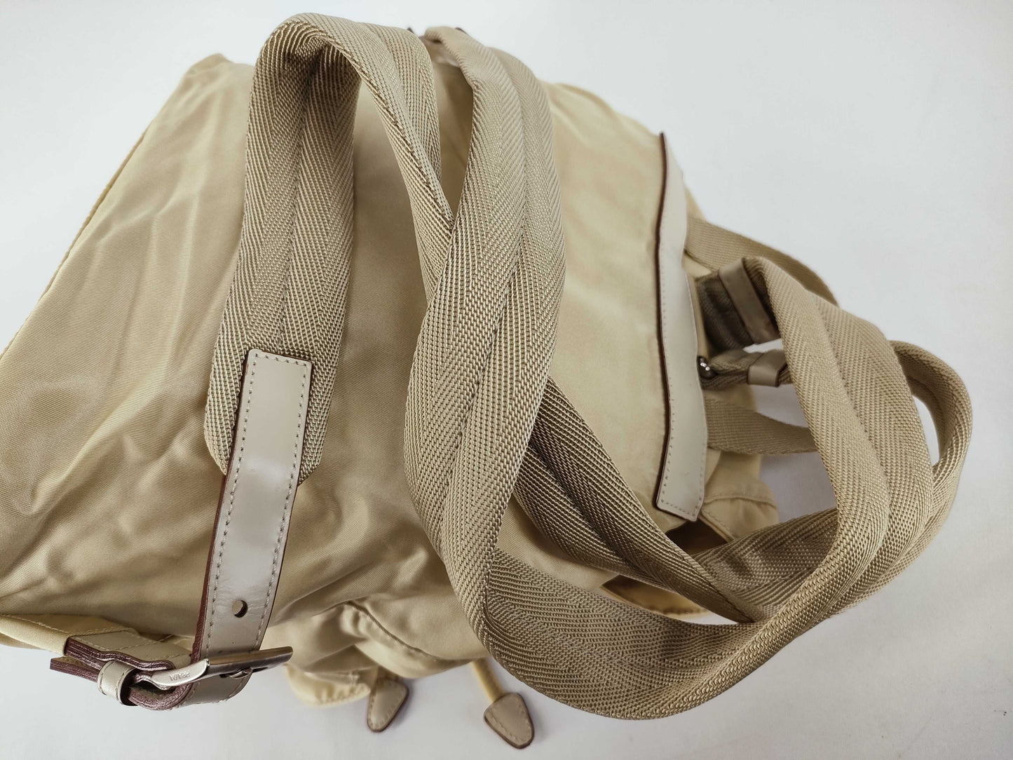 PRADA Nylon Nylon/B6677/Beige Backpack