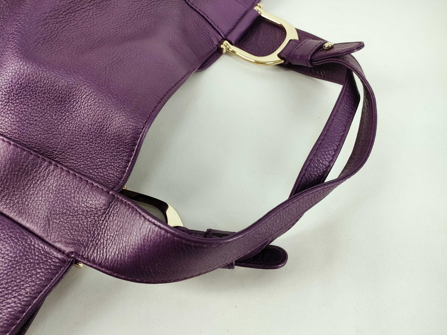 GUCCI 257051/Leather/Purple/502752 Tote Bag